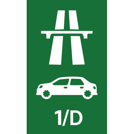 1 deň diaľničná známka pre auto